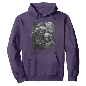 67 Six Seven Bigfoot Christmas Hoodie Sasquatch Ailen Selfie UFO Meme TS14 Purple Print Your Wear