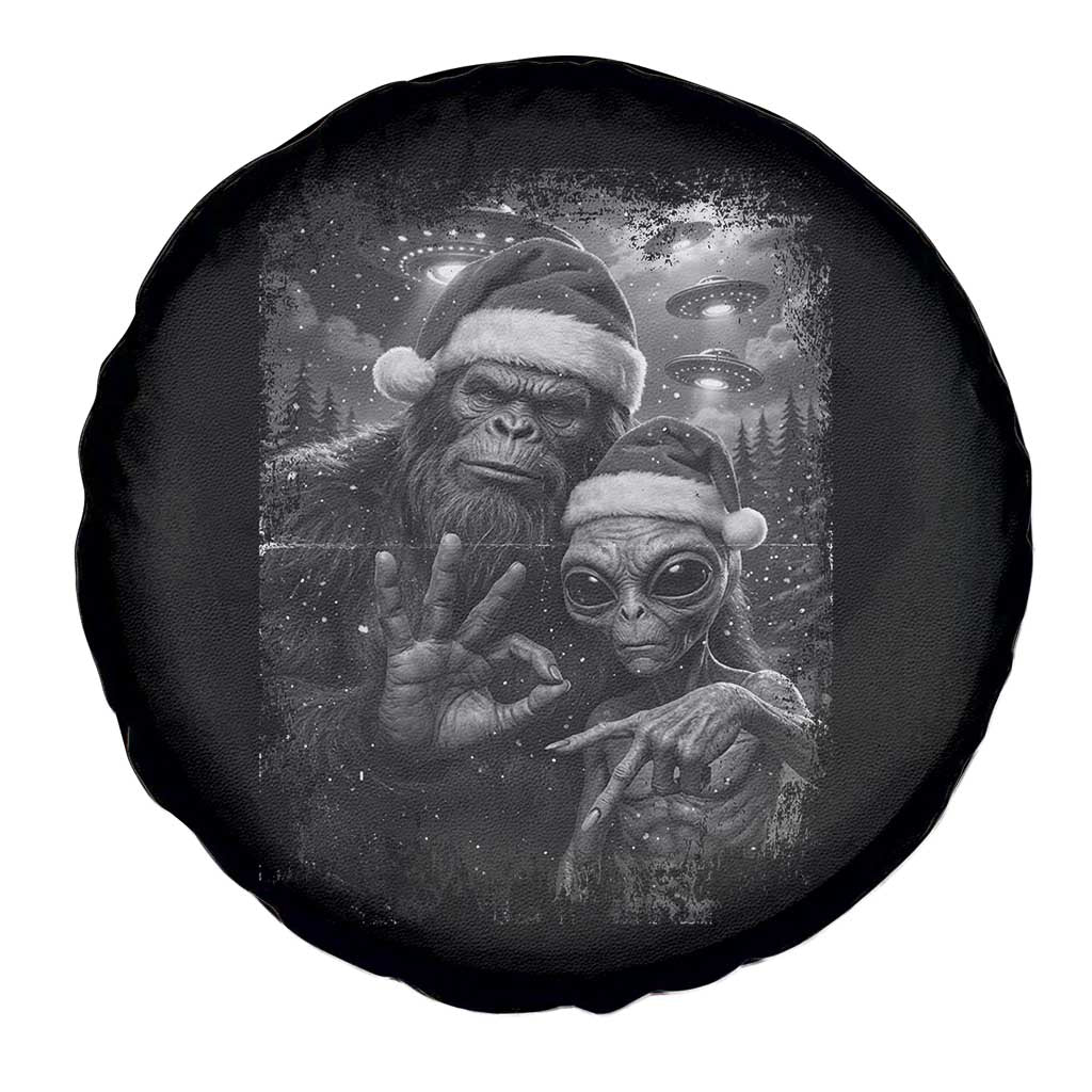 67 Six Seven Bigfoot Christmas Spare Tire Cover Sasquatch Ailen Selfie UFO Meme TS14 Print Your Wear