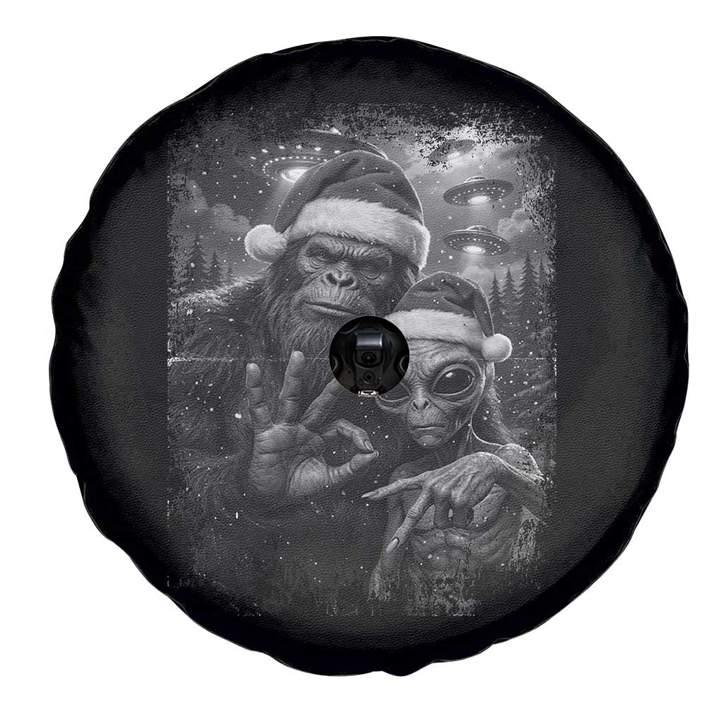 67 Six Seven Bigfoot Christmas Spare Tire Cover Sasquatch Ailen Selfie UFO Meme TS14 Print Your Wear