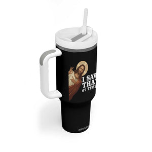Funny Six Seven Meme Tumbler With Handle I Saw That 67 Times TS14 Print Your Wear