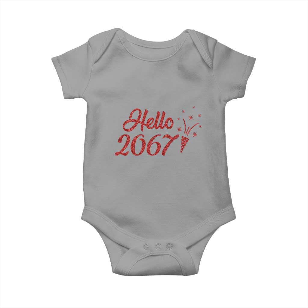 67 Six Seven Meme Baby Onesie New Year 2026 TS14 Sport Gray Print Your Wear