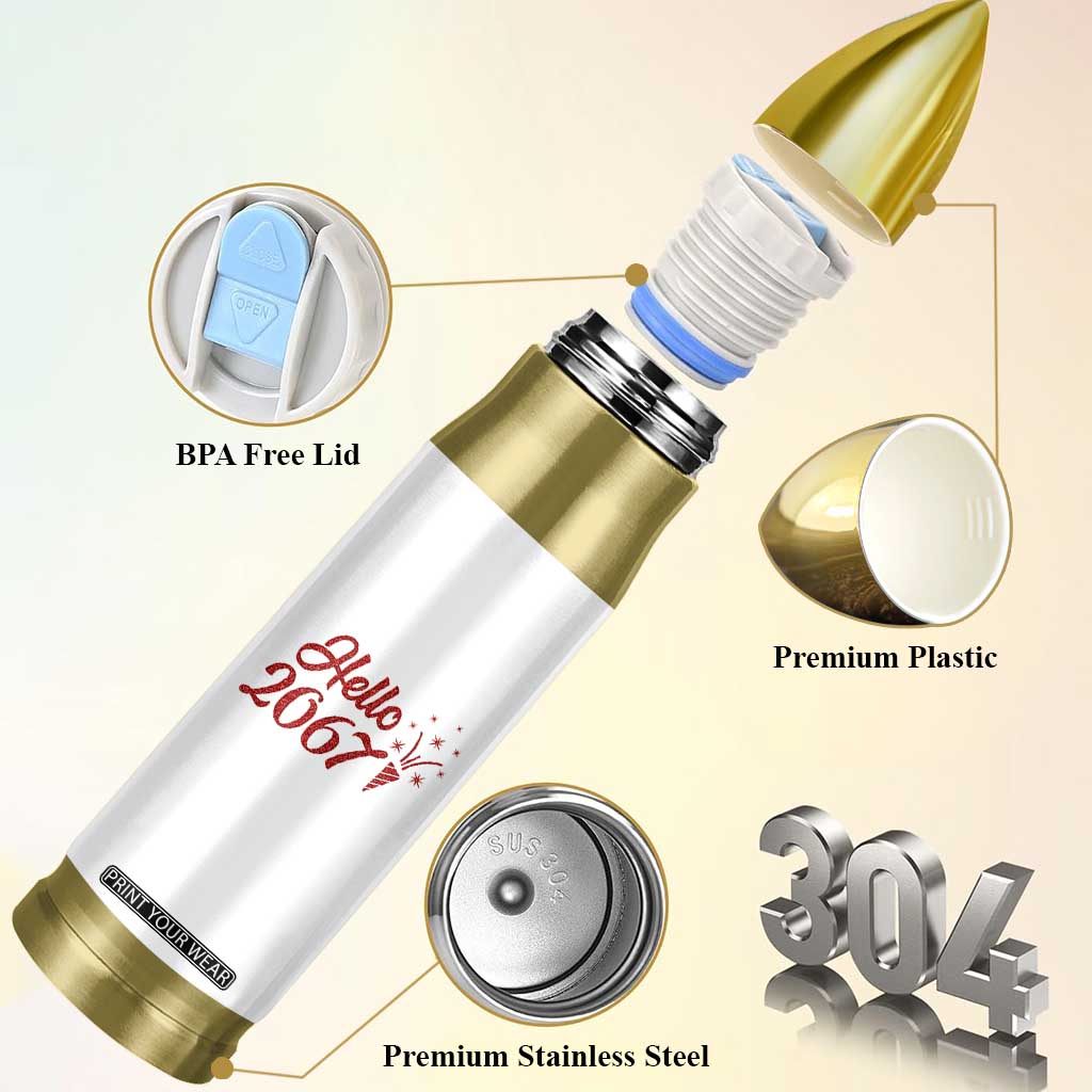 67 Six Seven Meme Bullet Tumbler New Year 2026 TS14 Print Your Wear