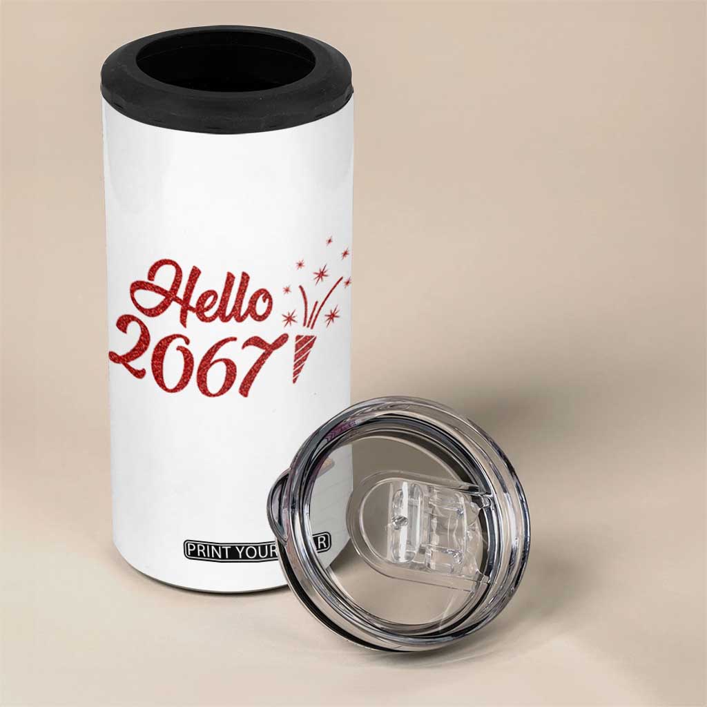 67 Six Seven Meme 4 in 1 Can Cooler Tumbler New Year 2026 TS14 Print Your Wear