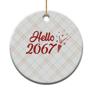 67 Six Seven Meme Ceramic Ornament New Year 2026 TS14 1pc Christmas Plaid Print Your Wear