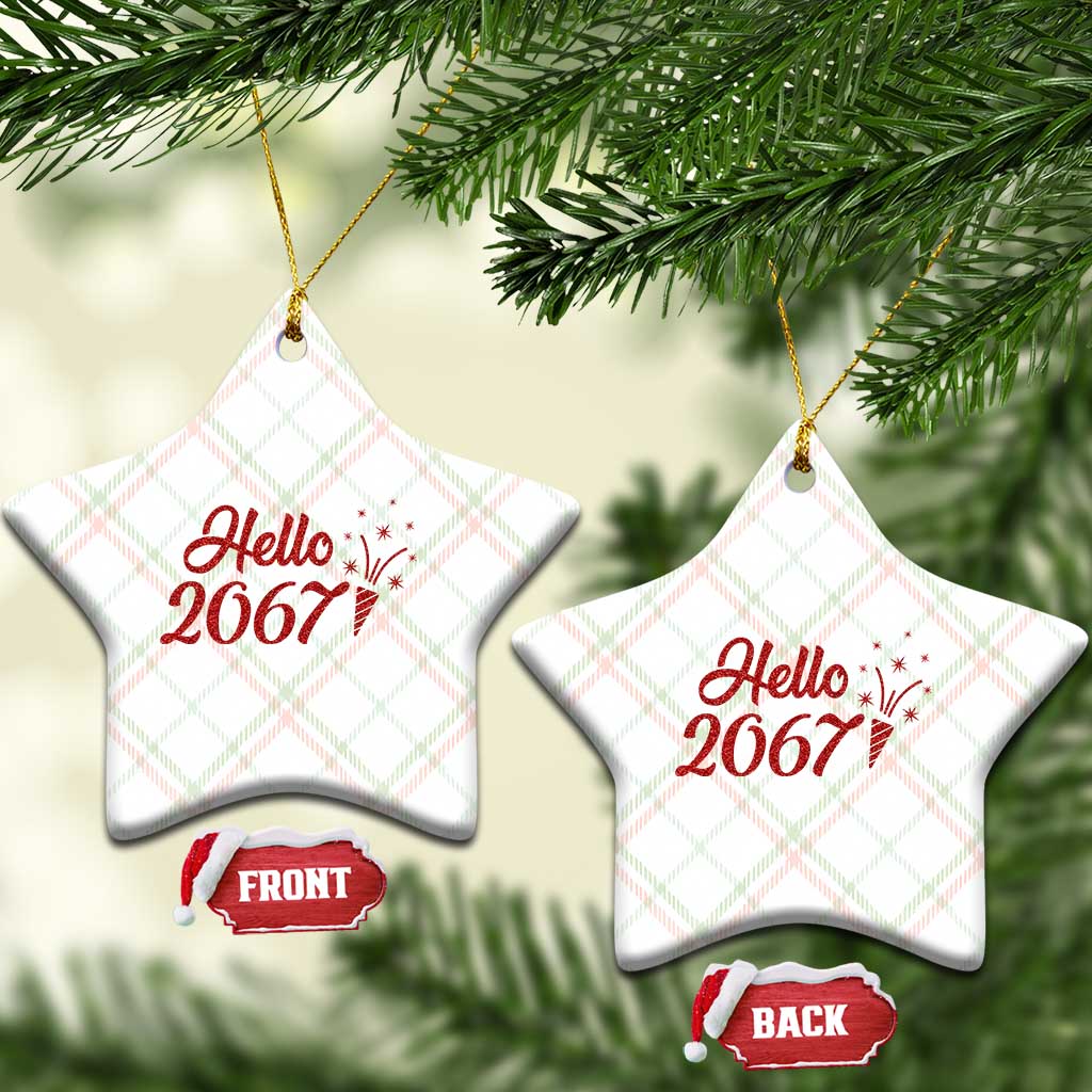 67 Six Seven Meme Ceramic Ornament New Year 2026 TS14 Print Your Wear