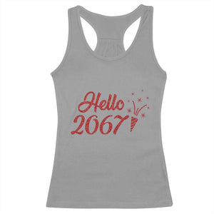 67 Six Seven Meme Racerback Tank Top New Year 2026 TS14 Sport Gray Print Your Wear