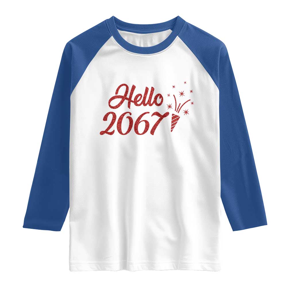 67 Six Seven Meme Raglan Shirt New Year 2026 TS14 White Royal Print Your Wear