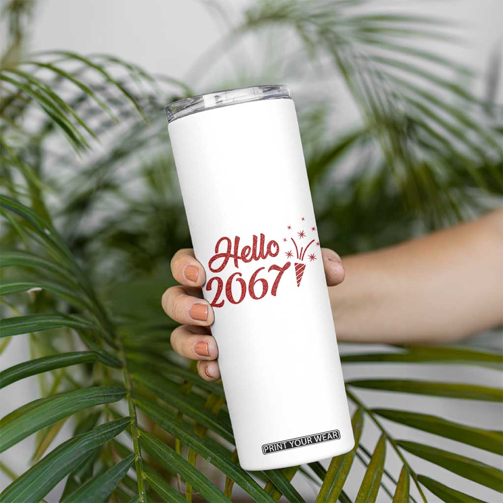 67 Six Seven Meme Skinny Tumbler New Year 2026 TS14 Print Your Wear