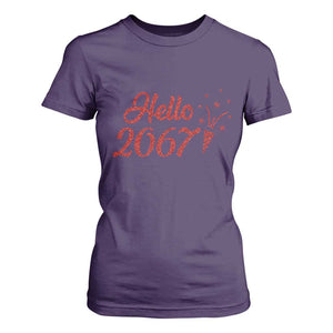 67 Six Seven Meme T Shirt For Women New Year 2026 TS14 Purple Print Your Wear