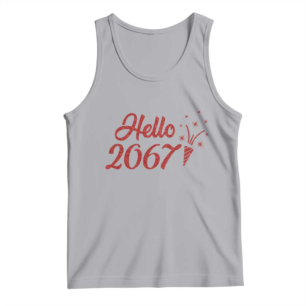 67 Six Seven Meme Tank Top New Year 2026 TS14 Athletic Heather Print Your Wear