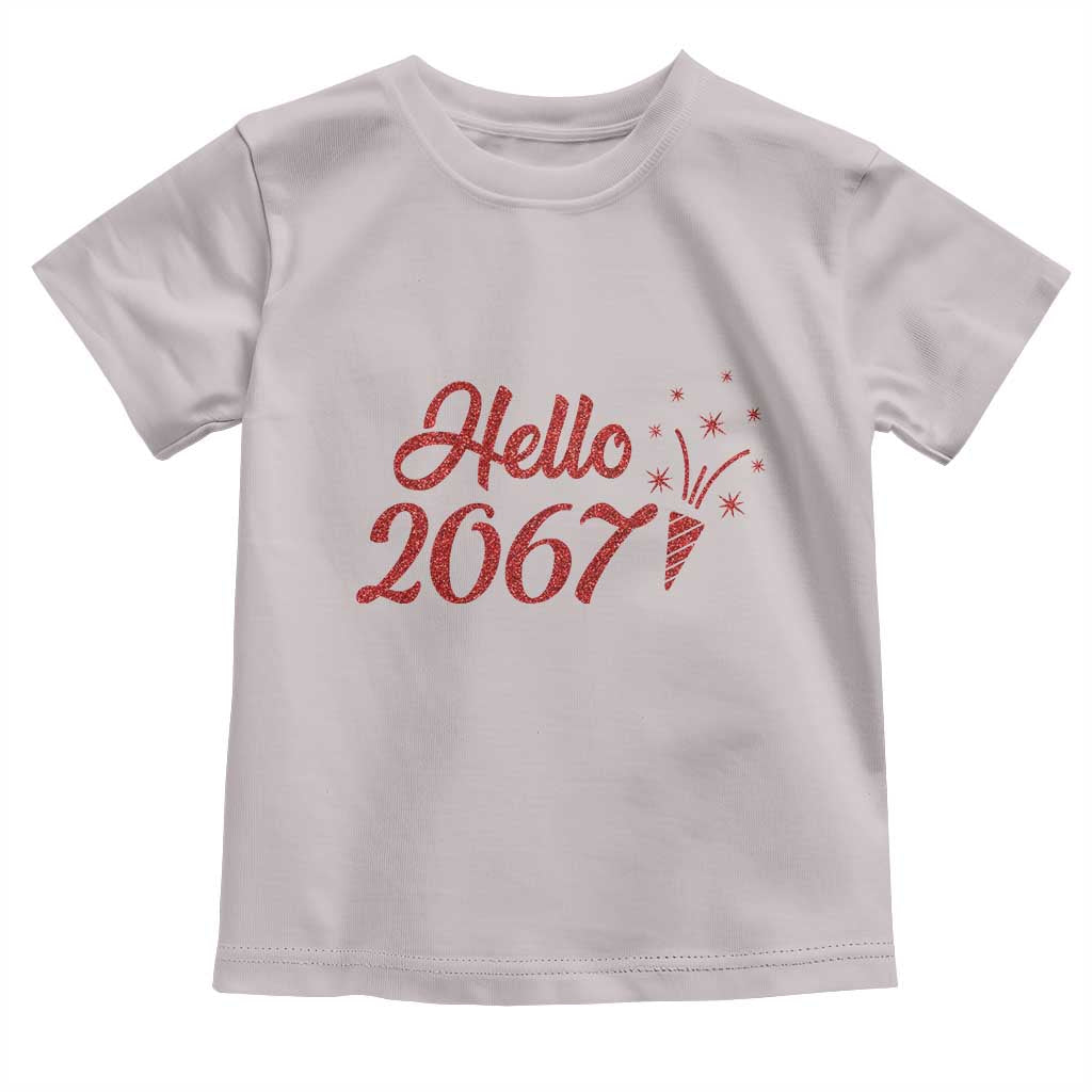 67 Six Seven Meme Toddler T Shirt New Year 2026 TS14 Ice Gray Print Your Wear