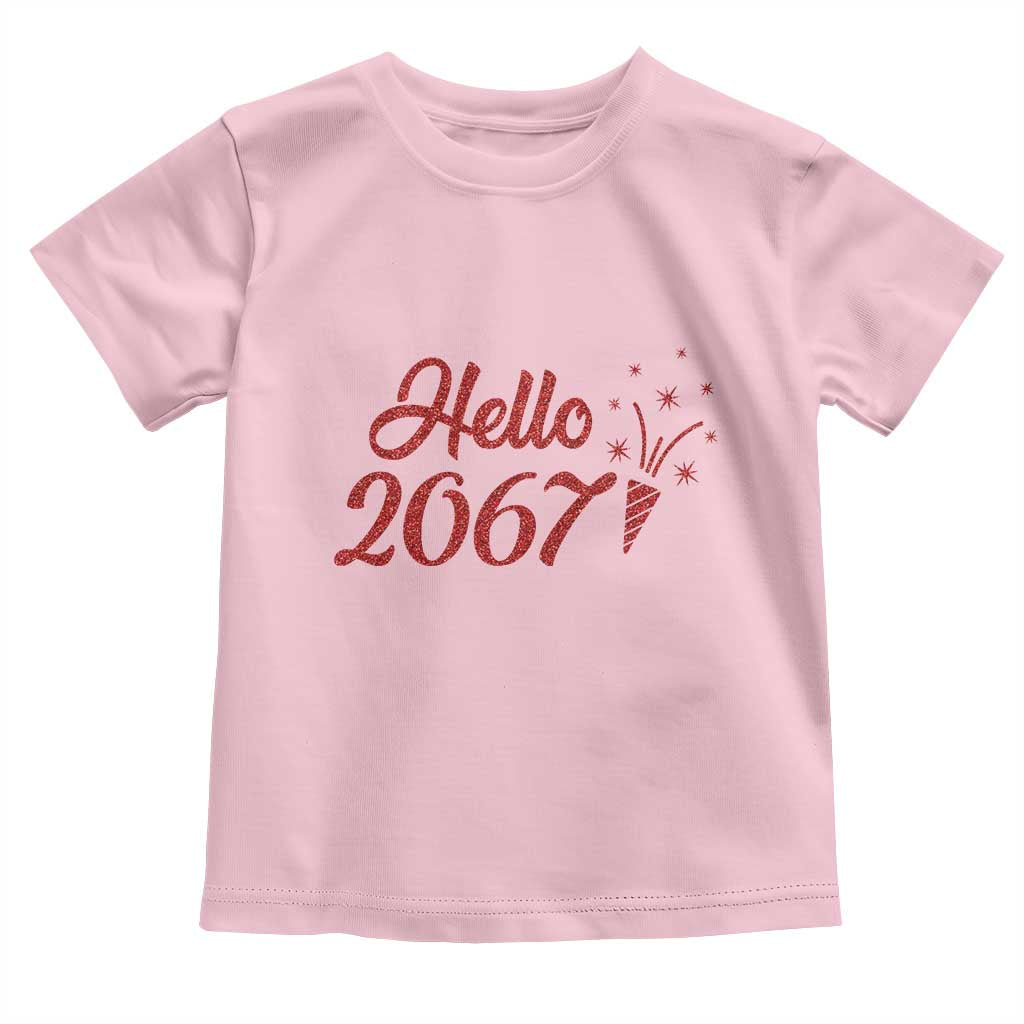 67 Six Seven Meme Toddler T Shirt New Year 2026 TS14 Light Pink Print Your Wear