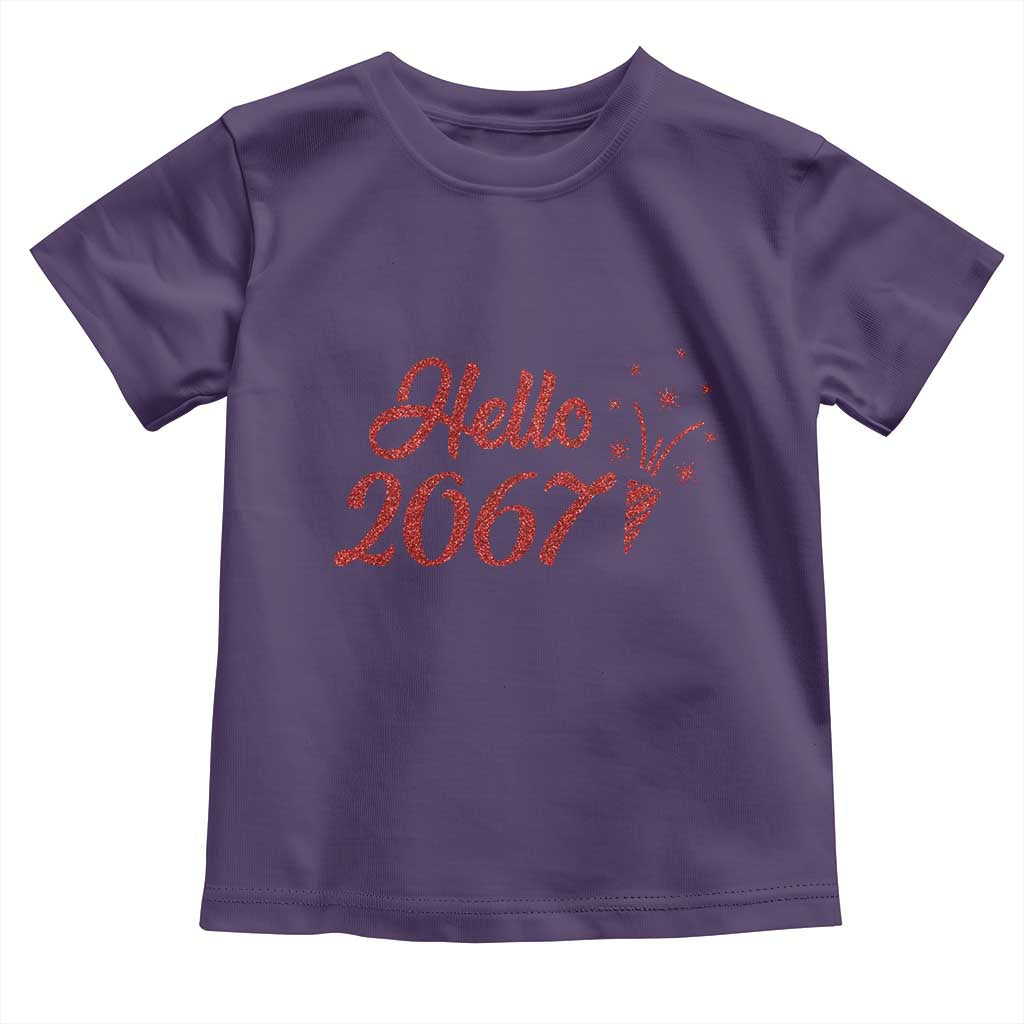 67 Six Seven Meme Toddler T Shirt New Year 2026 TS14 Purple Print Your Wear