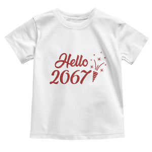 67 Six Seven Meme Toddler T Shirt New Year 2026 TS14 White Print Your Wear