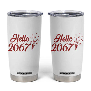 67 Six Seven Meme Tumbler Cup New Year 2026 TS14 White Print Your Wear