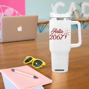 67 Six Seven Meme Tumbler With Handle New Year 2026 TS14 Print Your Wear