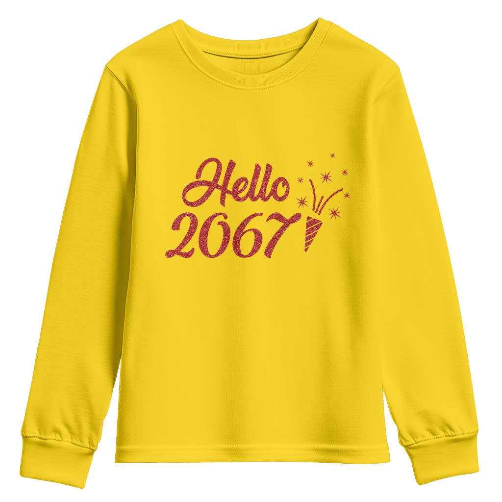 67 Six Seven Meme Youth Sweatshirt New Year 2026 TS14 Daisy Print Your Wear