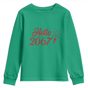 67 Six Seven Meme Youth Sweatshirt New Year 2026 TS14 Irish Green Print Your Wear