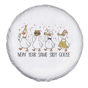 Silly Goose New Years 2026 Spare Tire Cover Cute Goose Party Holiday TS14 Print Your Wear