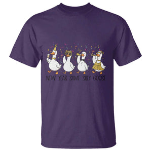 Silly Goose New Years 2026 T Shirt Cute Goose Party Holiday TS14 Purple Print Your Wear
