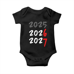 67 Six Seven Meme Baby Onesie New Year 2026 Gen Alpha Slang TS14 Black Print Your Wear