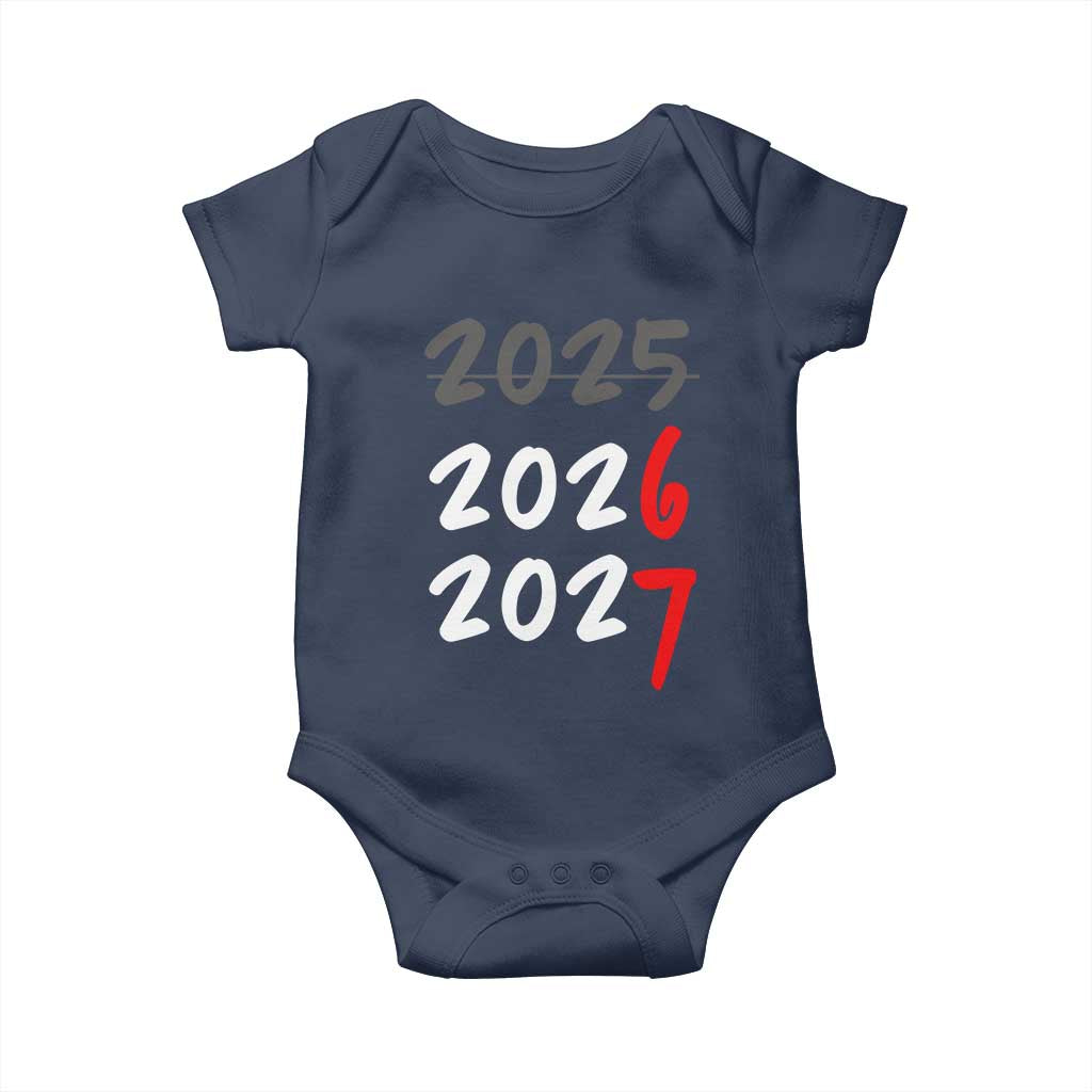 67 Six Seven Meme Baby Onesie New Year 2026 Gen Alpha Slang TS14 Navy Print Your Wear
