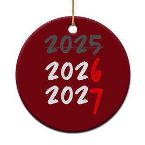 67 Six Seven Meme Ceramic Ornament New Year 2026 Gen Alpha Slang TS14 1pc Red Print Your Wear
