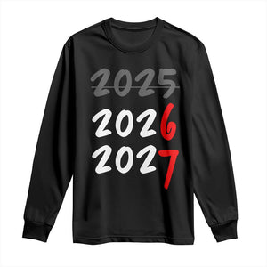 67 Six Seven Meme Long Sleeve Shirt New Year 2026 Gen Alpha Slang TS14 Black Print Your Wear