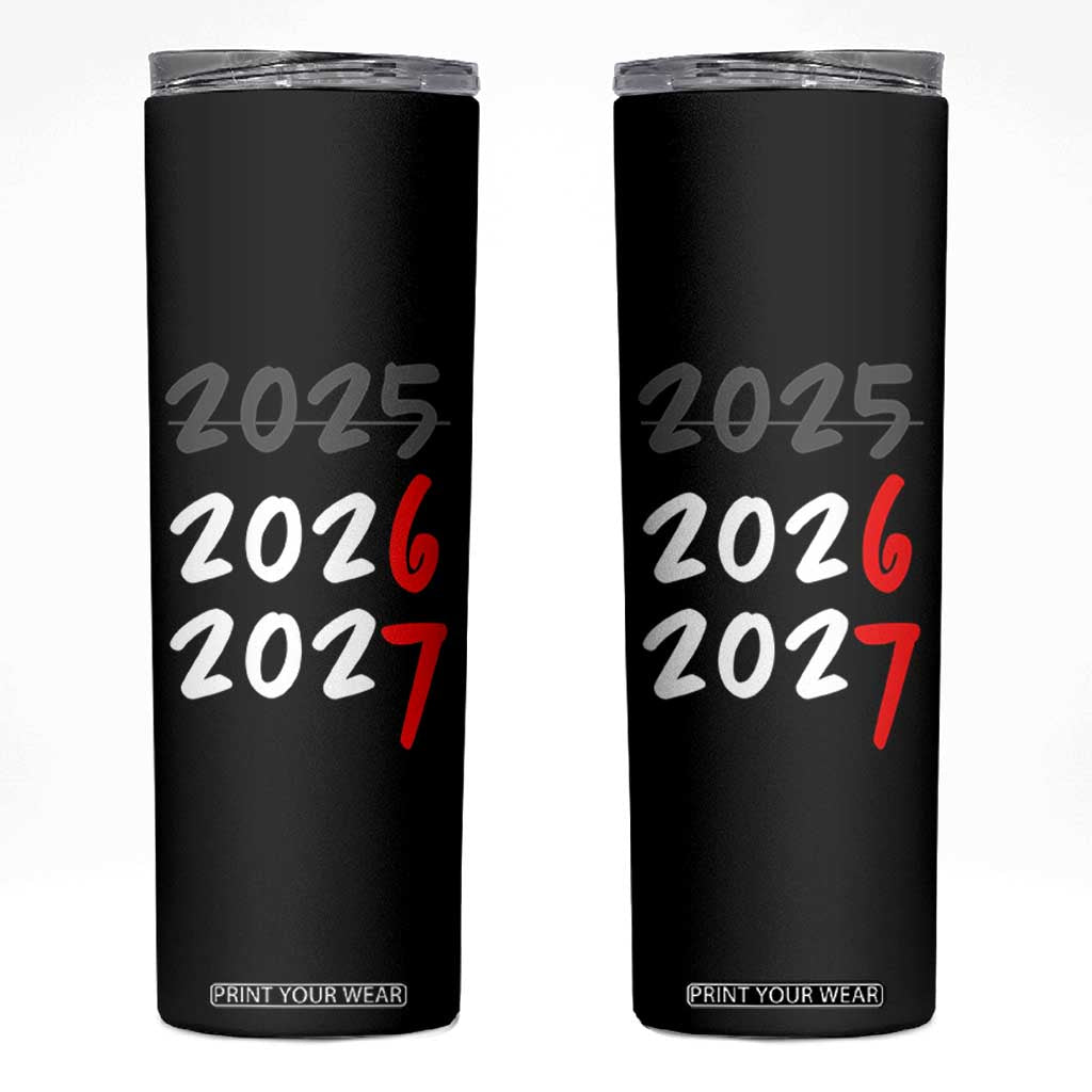 67 Six Seven Meme Skinny Tumbler New Year 2026 Gen Alpha Slang TS14 Black Print Your Wear