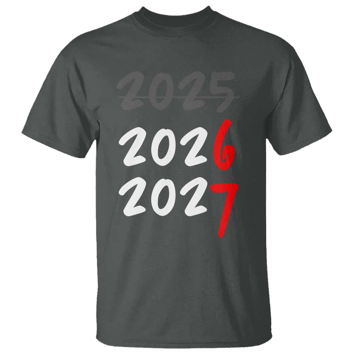 67 Six Seven Meme T Shirt New Year 2026 Gen Alpha Slang TS14 Dark Heather Print Your Wear