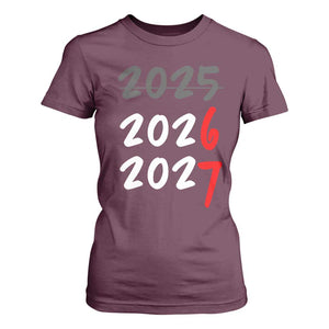 67 Six Seven Meme T Shirt For Women New Year 2026 Gen Alpha Slang TS14 Maroon Print Your Wear