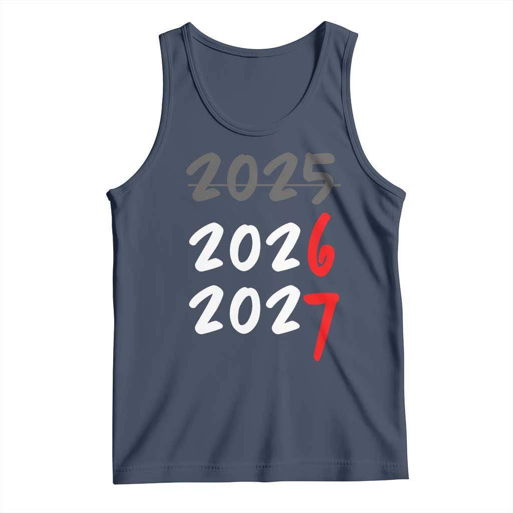 67 Six Seven Meme Tank Top New Year 2026 Gen Alpha Slang TS14 Navy Print Your Wear