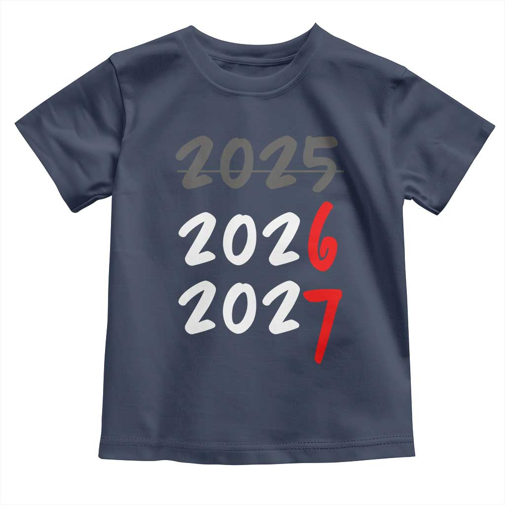 67 Six Seven Meme Toddler T Shirt New Year 2026 Gen Alpha Slang TS14 Navy Print Your Wear