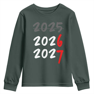 67 Six Seven Meme Youth Sweatshirt New Year 2026 Gen Alpha Slang TS14 Dark Forest Green Print Your Wear