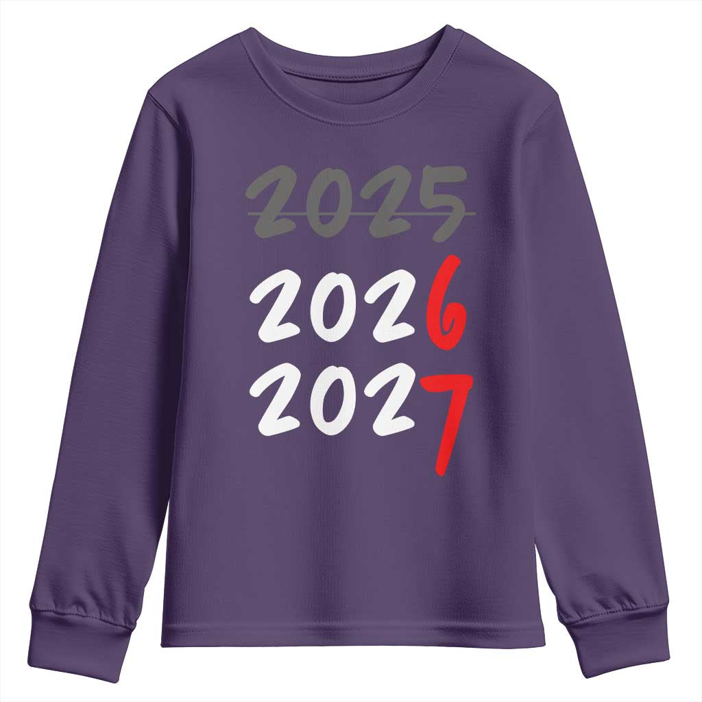67 Six Seven Meme Youth Sweatshirt New Year 2026 Gen Alpha Slang TS14 Purple Print Your Wear