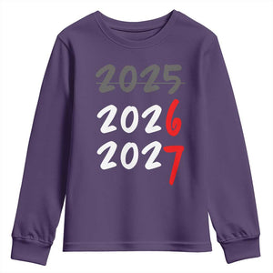 67 Six Seven Meme Youth Sweatshirt New Year 2026 Gen Alpha Slang TS14 Purple Print Your Wear