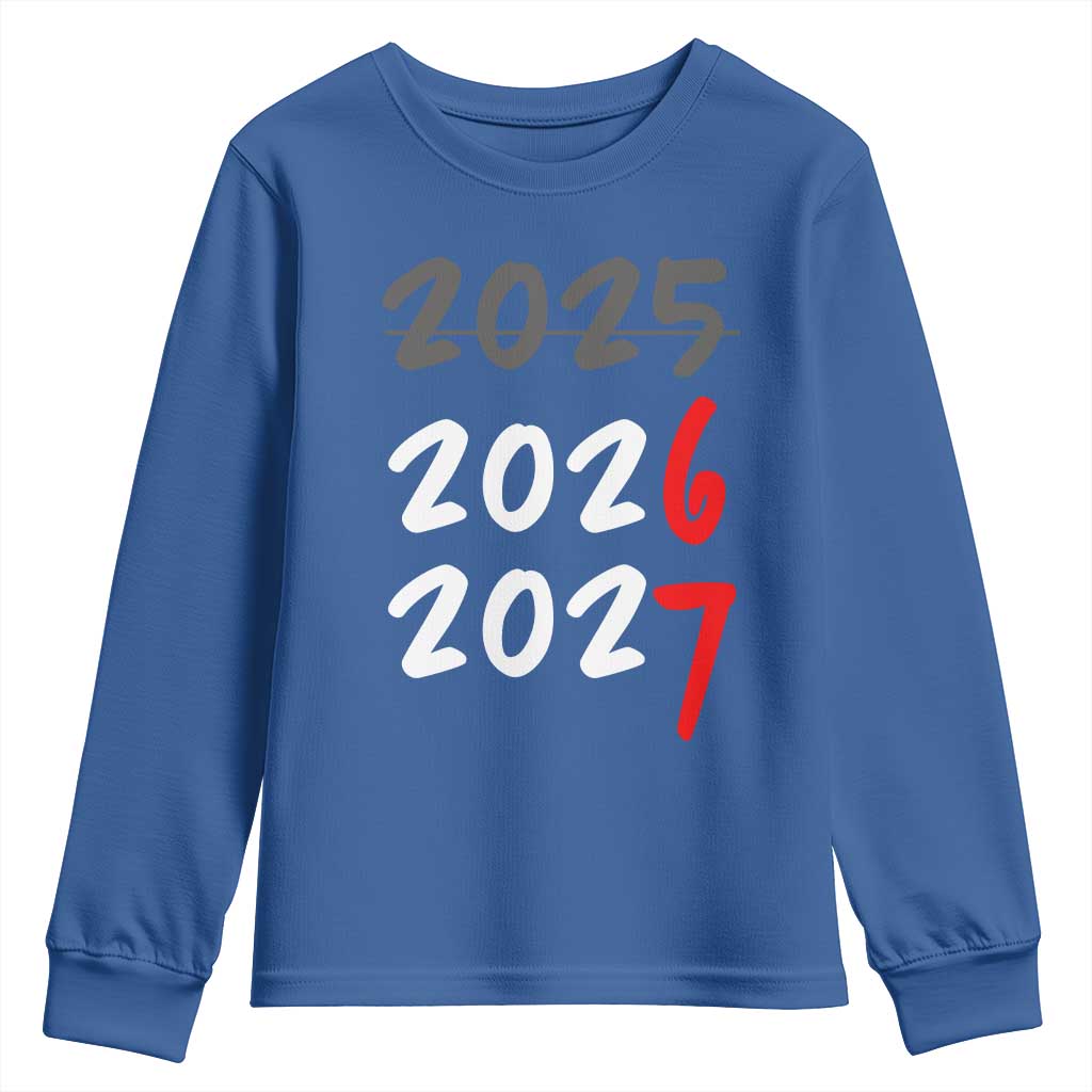 67 Six Seven Meme Youth Sweatshirt New Year 2026 Gen Alpha Slang TS14 Royal Blue Print Your Wear