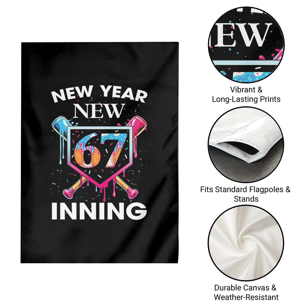 Funny Six Seven Meme Garden Flag 67 Number Sports American Football Ice Cream Drip TS14 Print Your Wear