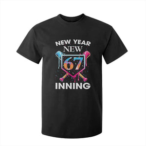 Funny Six Seven Meme T Shirt For Kid 67 Number Sports American Football Ice Cream Drip TS14 Black Print Your Wear