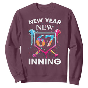 Funny Six Seven Meme Sweatshirt 67 Number Sports American Football Ice Cream Drip TS14 Maroon Print Your Wear