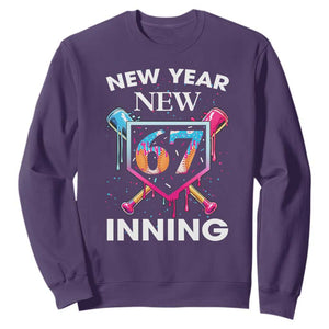 Funny Six Seven Meme Sweatshirt 67 Number Sports American Football Ice Cream Drip TS14 Purple Print Your Wear