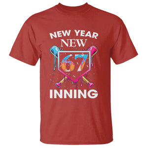 Funny Six Seven Meme T Shirt 67 Number Sports American Football Ice Cream Drip TS14 Red Print Your Wear