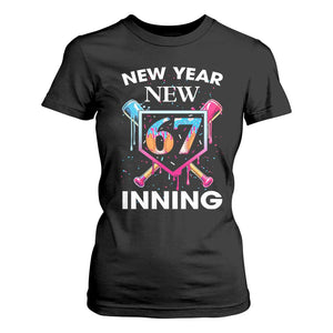 Funny Six Seven Meme T Shirt For Women 67 Number Sports American Football Ice Cream Drip TS14 Black Print Your Wear