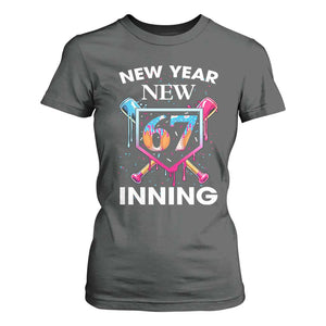 Funny Six Seven Meme T Shirt For Women 67 Number Sports American Football Ice Cream Drip TS14 Dark Heather Print Your Wear