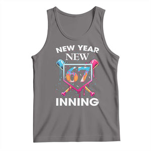 Funny Six Seven Meme Tank Top 67 Number Sports American Football Ice Cream Drip TS14 Deep Heather Print Your Wear
