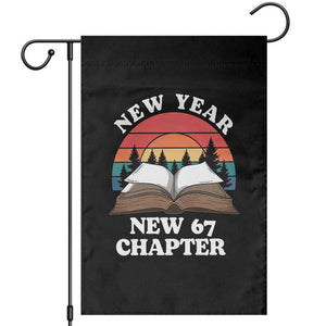 Funny Six Seven Meme Garden Flag New Year New 67 Chapter TS14 Black Print Your Wear