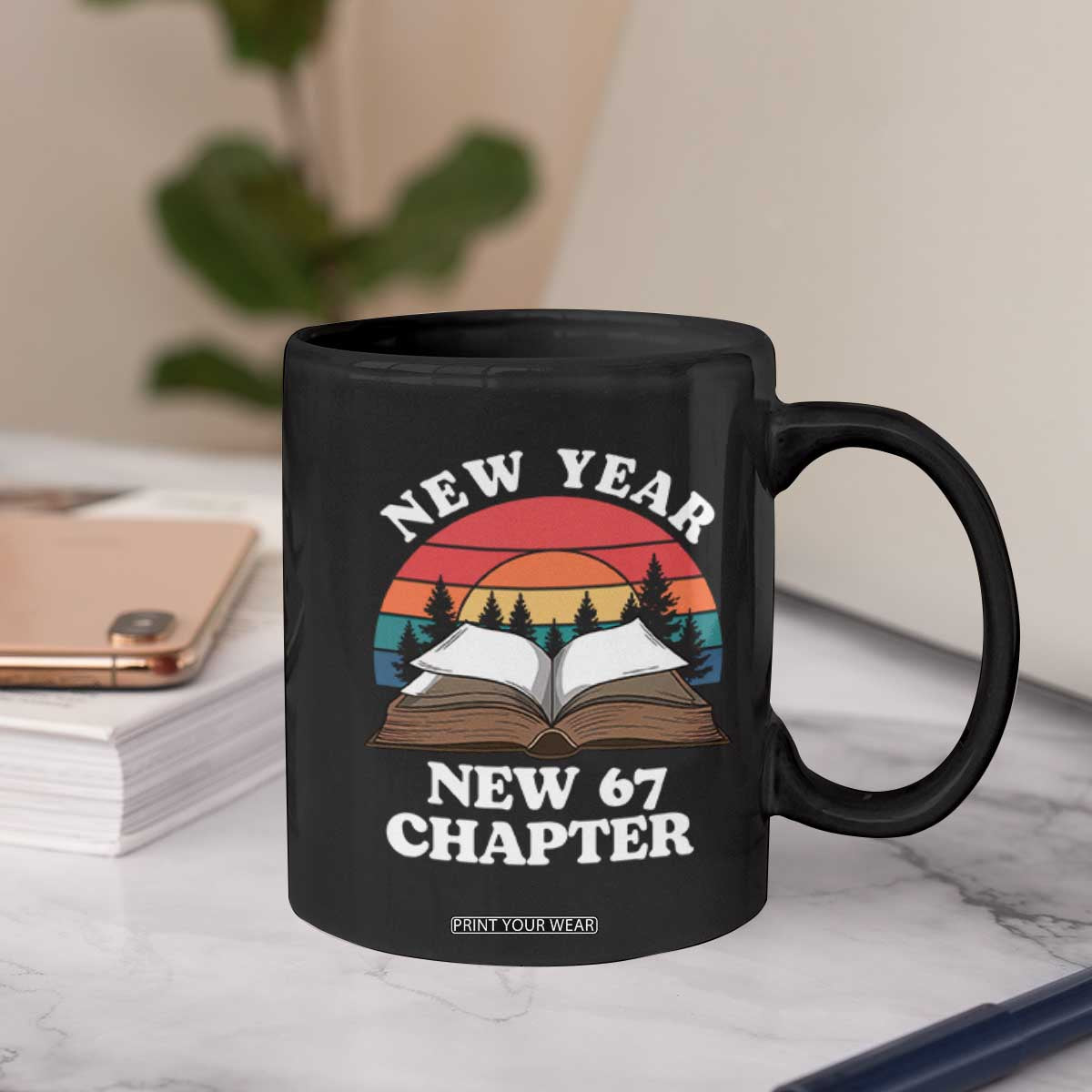 Funny Six Seven Meme Coffee Mug New Year New 67 Chapter TS14 Print Your Wear