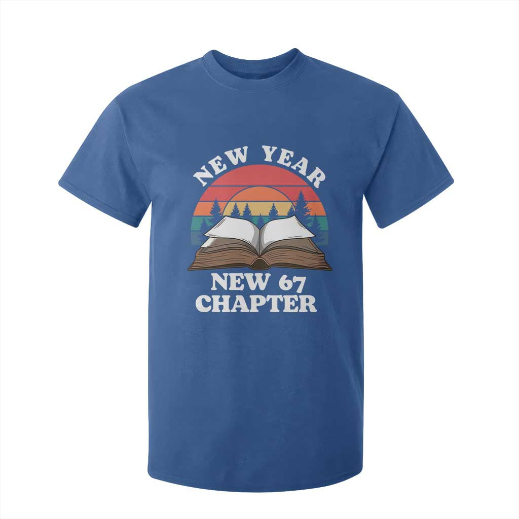 Funny Six Seven Meme T Shirt For Kid New Year New 67 Chapter TS14 Royal Blue Print Your Wear