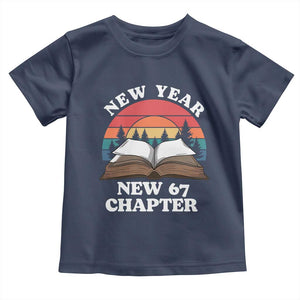 Funny Six Seven Meme Toddler T Shirt New Year New 67 Chapter TS14 Navy Print Your Wear