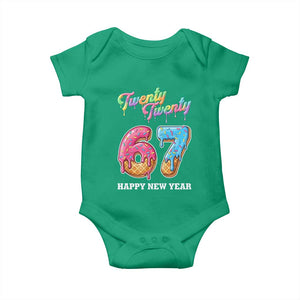 67 Six Seven Meme Baby Onesie New Year 2026 Ice Cream Drip TS14 Irish Green Print Your Wear